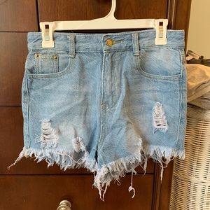 High Wasted Denim Shorts🌊